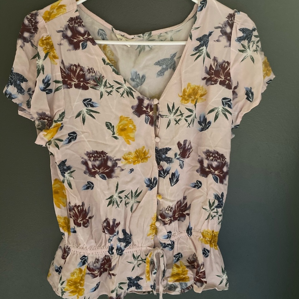 Aeropostale Floral Blouse